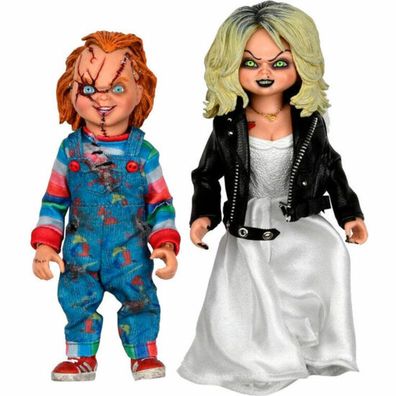 Chucky und seine Braut Clothed Actionfiguren Doppelpack Chucky & Tiffany 14 cm