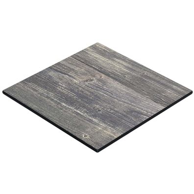 Compact | Gastro HPL Tischplatte | B: 70 x 70 cm | Rustikal Kiefer | Quadratisch |