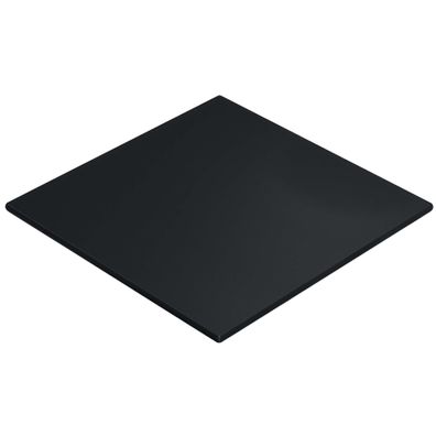 Compact | Gastro HPL Tischplatte | B: 60 x 60 cm | Schwarz | Quadratisch | Gastro H