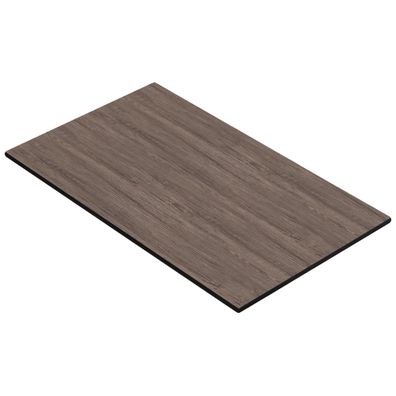 Compact | Gastro HPL Tischplatte | B: 120 x 70 cm | Light Wenge | Rechteckig | Gast