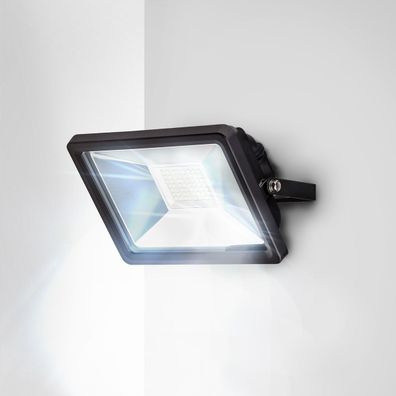 MAX | LED Flutlichtstrahler | 10W | 6000K | Kaltweiß | Nachtstrahler, LED Scheinwerf