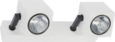 Spot Modern ?23,5 x ?11cm Chassi: Metall weiß Schirm: Metall