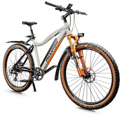 Phantom Instinct X | Elektro Mountainbike | 29" | 100km | 10.5Ah | 380Wh | Weiß |