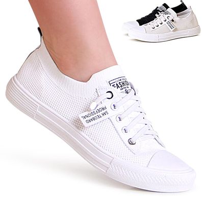 topschuhe24 2038 Damen Sneaker Turnschuhe