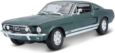 Maisto 31166 - Modellauto - Ford Mustang GTA Fastback '67 (grün, Maßstab 1:18)