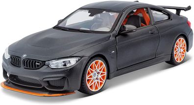 Maisto 31246 - Modellauto - BMW M4 GTS (schwarz, Maßstab 1:24) Miniaturauto Auto