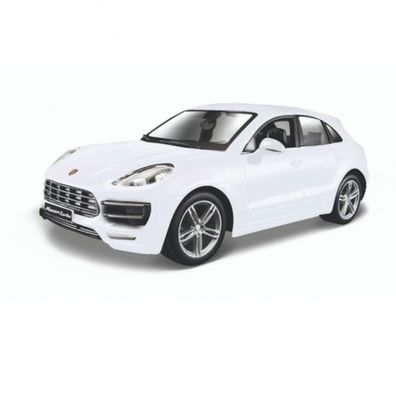 Bburago 18-21077 - Modellauto - Porsche Macan (weiß, Maßstab 1:24) Auto Modell