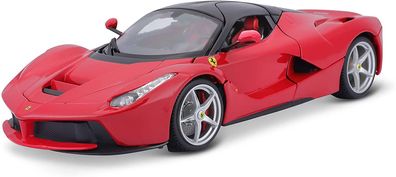 Bburago 18-16901R - Modellauto LaFerrari Signature Edition (rot, Maßstab 1:18)