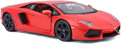 Maisto Modellauto Lamborghini Aventador LP 700-4 (metallic-orange Maßstab 1:24)