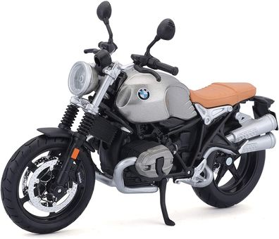 Maisto - Modellmotorrad - BMW R nineT Scrambler (grau, Maßstab 1:12) Modell