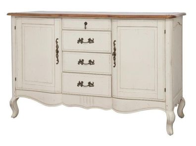 Livin Hill Kommode Verona Elfenbein, Honig oben VE803