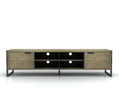 Livin Hill Kommode Flow Sandfarben, graphitfarbene Beine FLOL01B