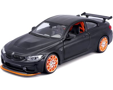 Maisto 31246M - Modellauto - BMW M4 GTS (matt-schwarz, Maßstab 1:24) Modell Auto