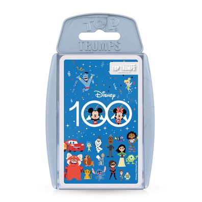 Top Trumps - Disney 100 Quartettspiel Kartenspiel Spiel Kinderspiel Reisespiel