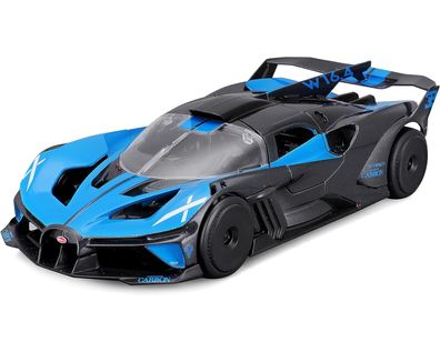 Maisto 32911 Modellauto Bugatti Bolide (blau-schwarz, Maßstab 1:24) Modell Auto