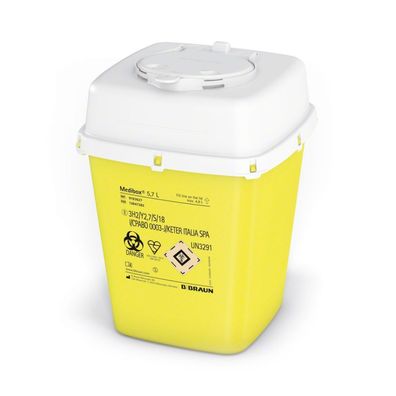 B. Braun Medibox® Kanülenabwurf - 5,7 Liter | Packung (5700 ml)