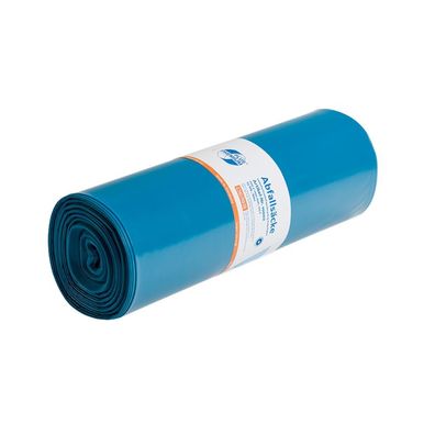 Premium PLUS ® - Klimaneutral Abfallsäcke aus Recycling-LDPE 120 l | Rolle (25 Stück)