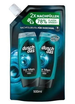 Duschdas Herren Duschgel Nachfüllpackung 500 ml