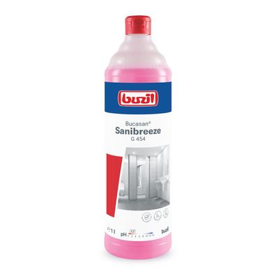 Bucasan® Sanibreeze Sanitärunterhaltsreiniger auf Zitronensäurebasis mit Geruchsblock