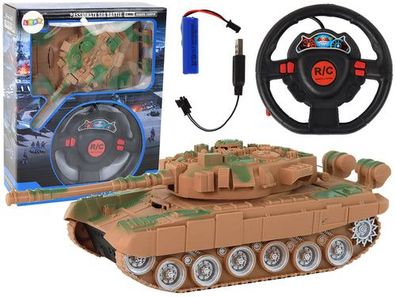 R/C Panzer ferngesteuerte Lichter Sound Sand 1:18 27MHz