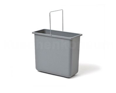 Hailo 12 Liter Ersatzeimer 1009319 grau mit&nbsp; Henkel&nbsp; 
passend f