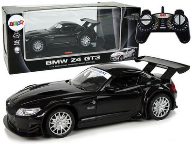 Sportwagen R/C 1:18 BMW Z4 GT3 Schwarz 2.4 G Lights