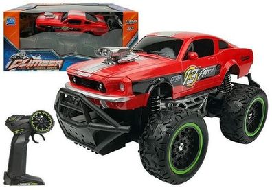 Ferngesteuertes Auto Offroad R/C rote hohe Räder