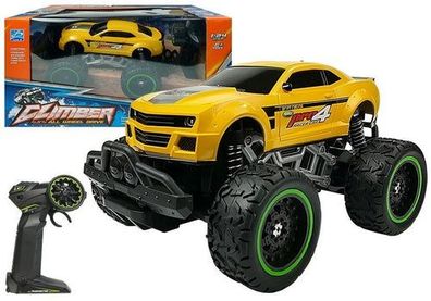 Ferngesteuertes Auto Offroad R/C gelbe hohe Räder