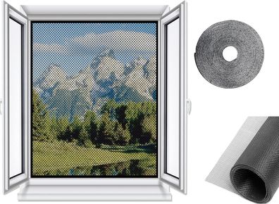 RESCH Guard`n`Care Magnet Fliegengitter Fenster ohne Bohren, 130x150cm, chutz