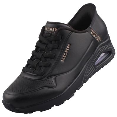 Skechers Slip-Ins Uno Easy Air Damen Sneaker Schwarz 177112-BBK