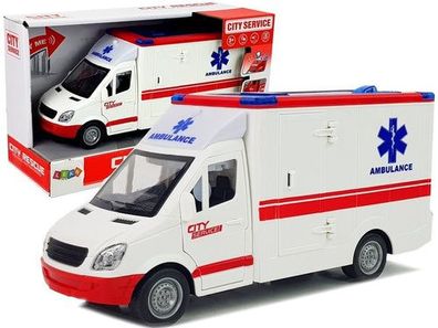 Friktionsantrieb Krankenwagen Geräusche Lichter 1:16