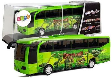 Jurassic Park Bus grüne Dinosaurier Frühlingsfahrt Light Sound