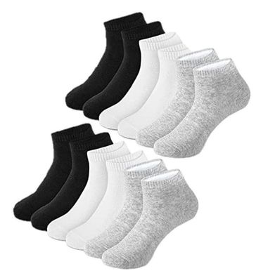 Filbert Sneaker Socken 12 Paar, Gr. 43-46 weiß Sportsocken Sneakersocken Unisex