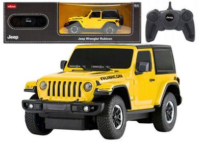 Auto R/C 1:24 Ferngesteuerter JEEP Wrangler JL Rubicon Gelb