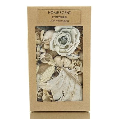 Kaemingk HOME SCENT Duft-Potpourri Daisy Fresh Grass mit Rosenblüte - 150 Gramm