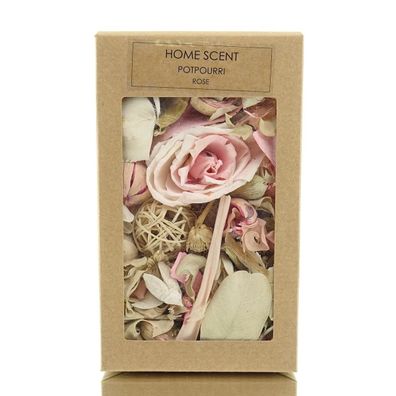 Kaemingk HOME SCENT Duft-Potpourri Rose mit Rosenblüte - 150 Gramm