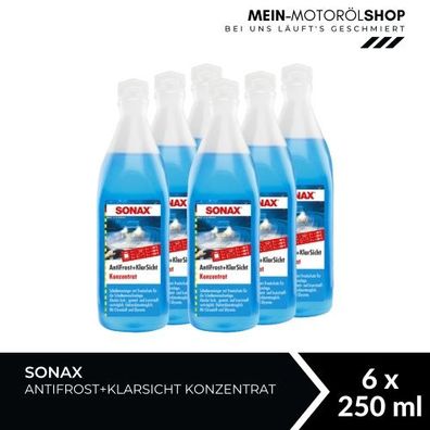 Sonax AntiFrost+KlarSicht Konzentrat Citrus 6x250 ML