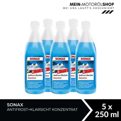 Sonax AntiFrost+KlarSicht Konzentrat Citrus 5x250 ML