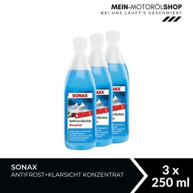 Sonax AntiFrost+KlarSicht Konzentrat Citrus 3x250 ML