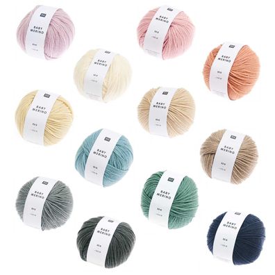 25g Rico Baby Merino Wolle Garn zum Häkeln Stricken GP 119,60 €/1kg