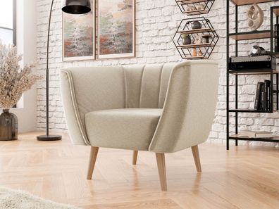 Sessel Pas 1 Sessel mit Armlehnen Polstersofa Wohnzimmer Relaxsessel Einsitzer