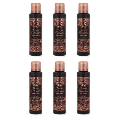 Tesori d'Oriente Hammam Aromatic Deodorant 6 x 150 ml