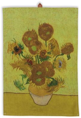 Beddinghouse van Gogh Geschirrtuch Sunflower Farbe Gelb Größe 50 x 70 cm