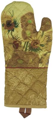 Beddinghouse van Gogh Ofenhandschuh-Set Sunflower Farbe Gelb Größe 2x One size