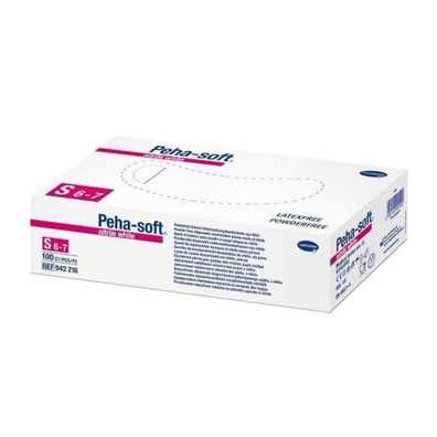 Hartmann Peha-soft® nitrile white Einmalhandschuhe, puderfrei 200 Stk. - S / Weiß | P