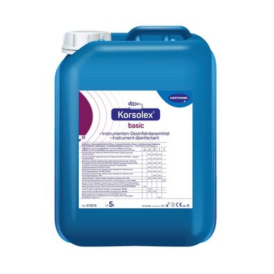 Hartmann Korsolex® basic Instrumentendesinfektion - 5 Liter | Kanister (5000 ml)