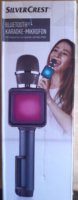 SILVERCREST® Bluetooth® Karaoke-Mikrofon, mit Licht- und Soundeffekten