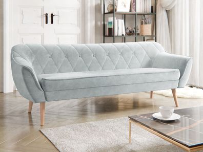 Sofa Skand 3 Polstercouch ohne Bettkasten Skandinavisch Polstersofa Wohnzimmer