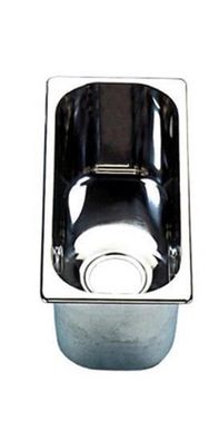 Waschbecken Edelstahl eckig L:30xB:23xT:20cm, BK1412320