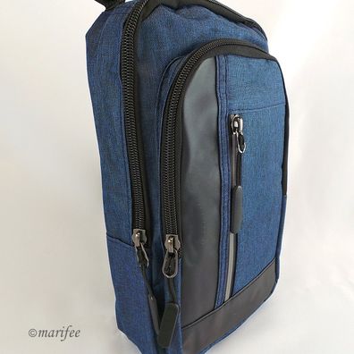 Umhängetasche/ Lässige Schultertasche mit USB Art.-Nr. 13230